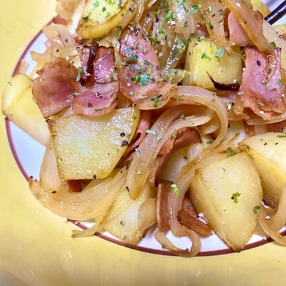 ベーコン代用で作りましたが
美味しかったです♪